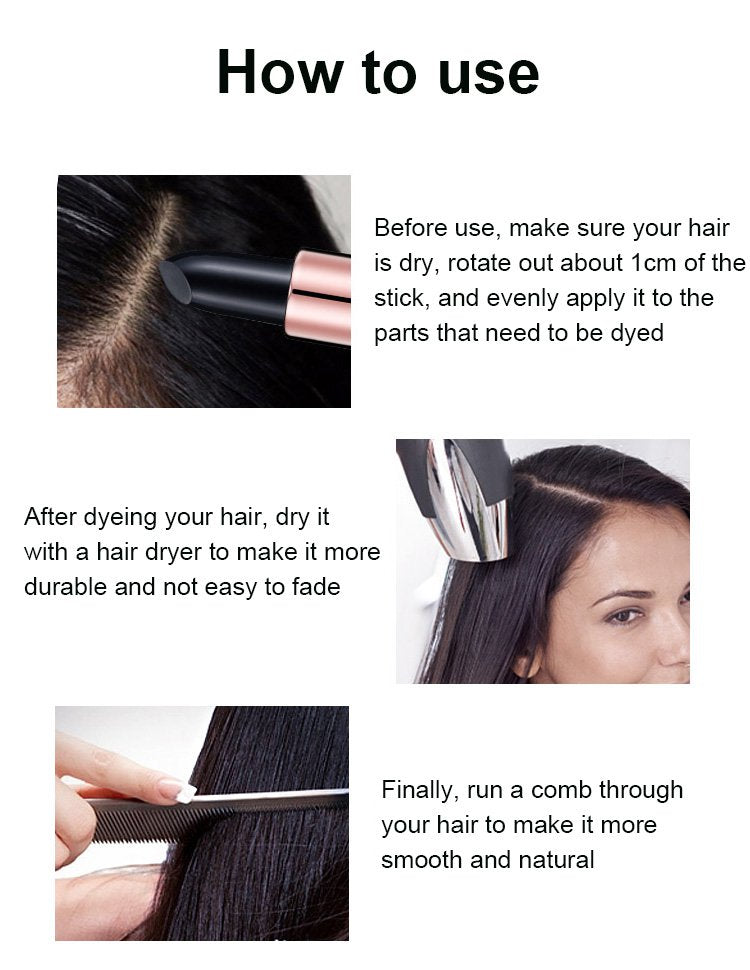 Portable Hair Dye Stick Imported From Japan