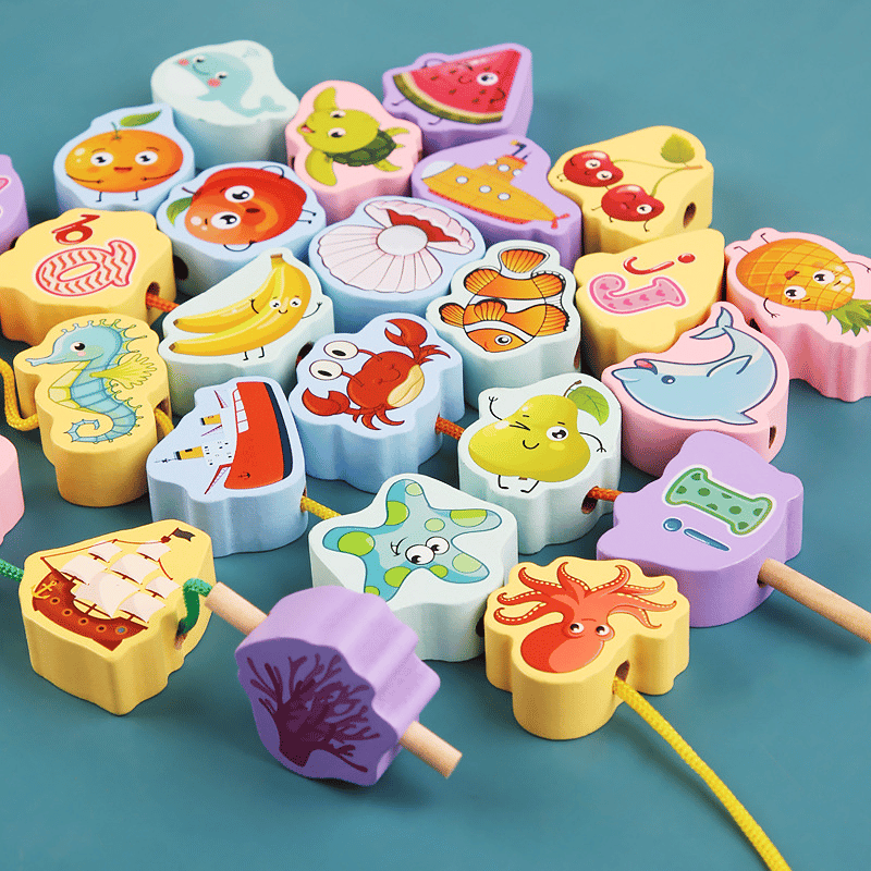 š„Educational Lacing Beads