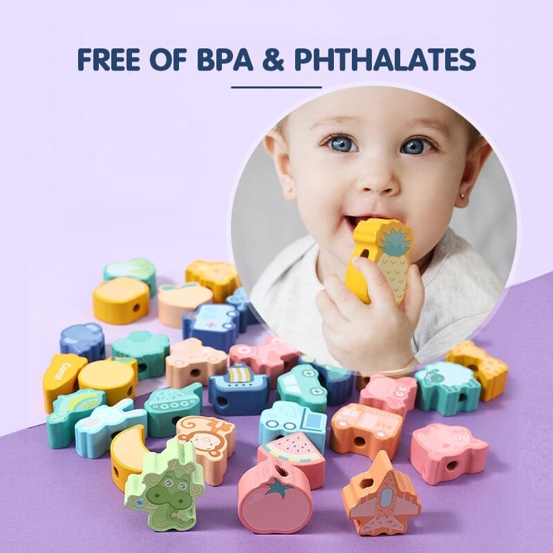 š„Educational Lacing Beads