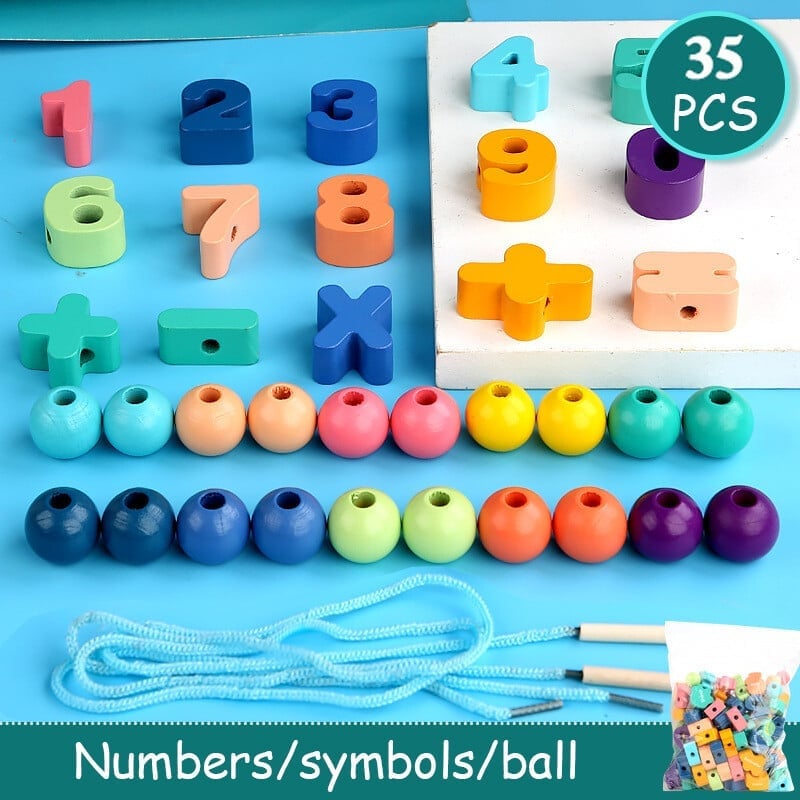 š„Educational Lacing Beads