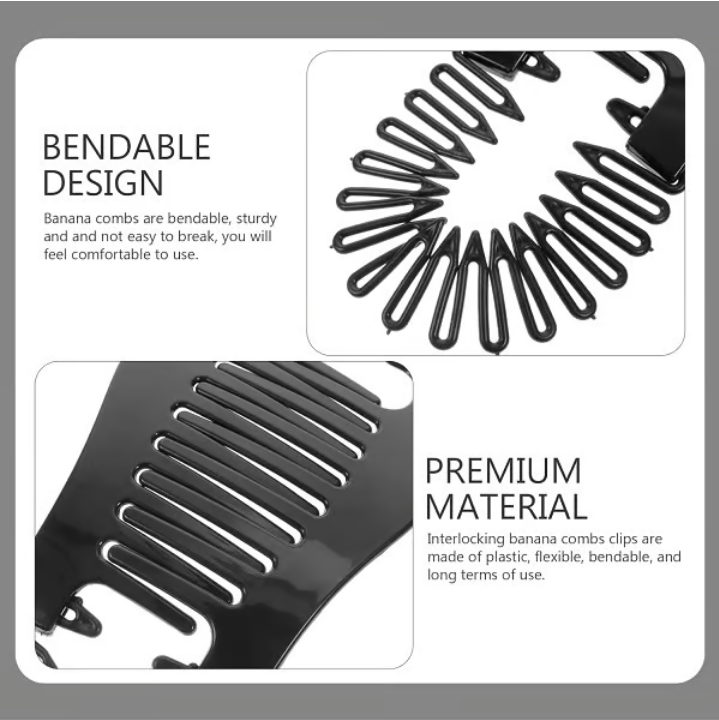 Flexible Interlocking Banana Clips(2 PCS/SET)