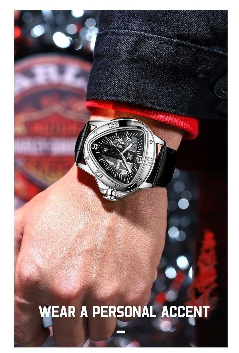 OPK Elite Axis™ – Luxury Triangle Dial Watch