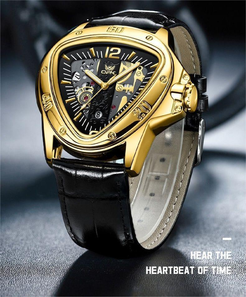 OPK Elite Axis™ – Luxury Triangle Dial Watch
