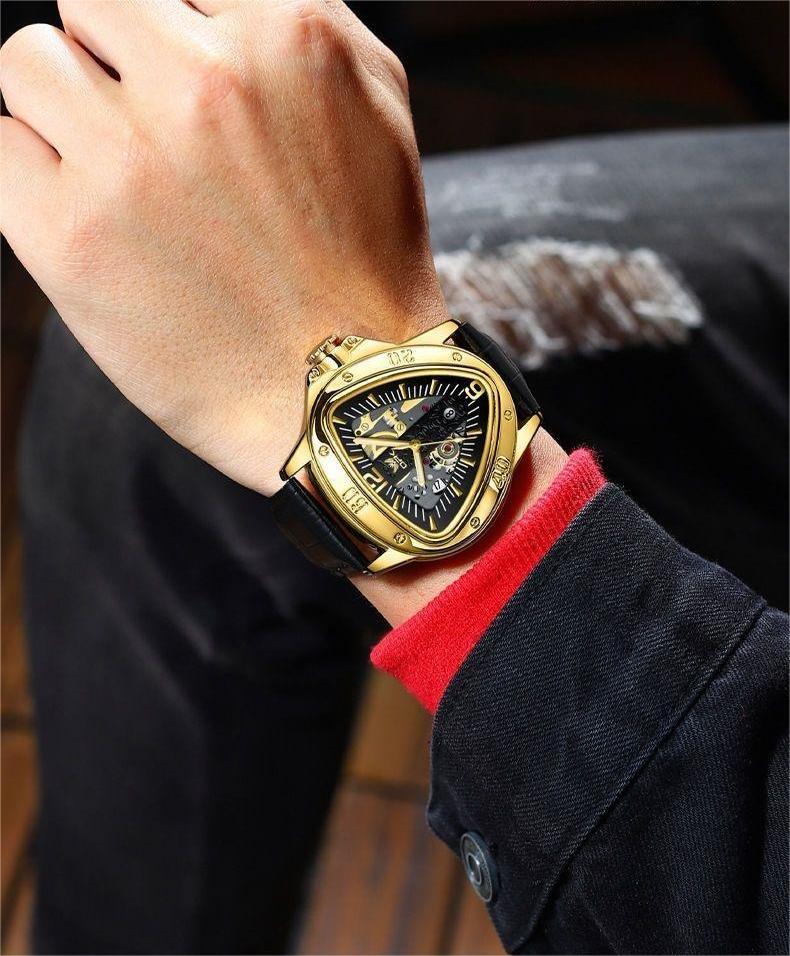 OPK Elite Axis™ – Luxury Triangle Dial Watch