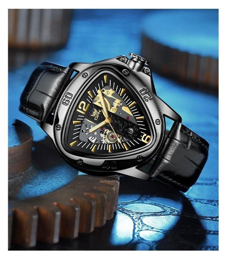 OPK Elite Axis™ – Luxury Triangle Dial Watch