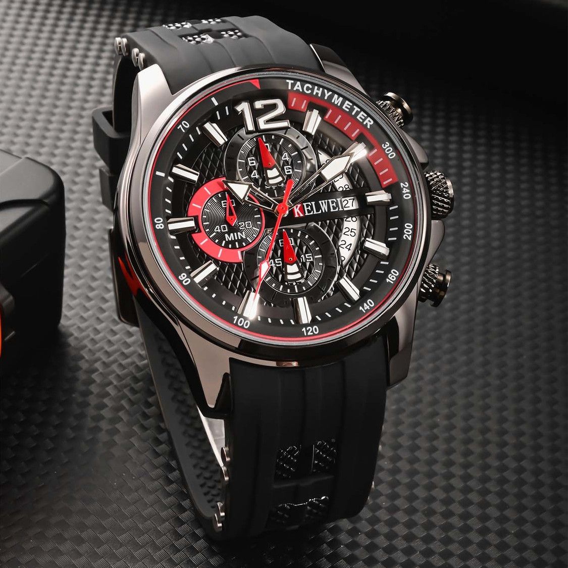 Kelwei Luxury Chronograph Sports Watch