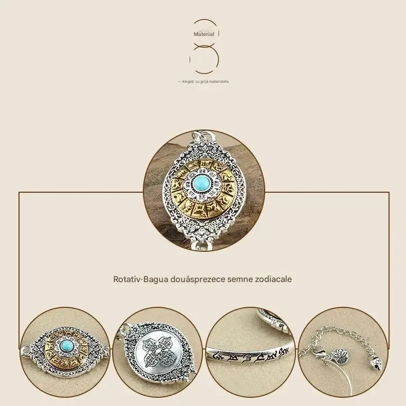 🔥Buy 1 Get 1 Free🔥 Rotating Lotus Bracelet with Six-Character Lucky Mantra