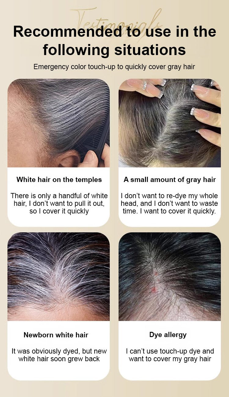 Soft Hair Dye Stick for Grey Coverage
