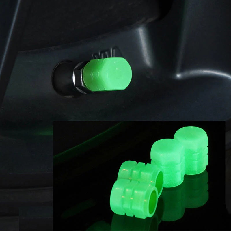 Car luminous tire cap