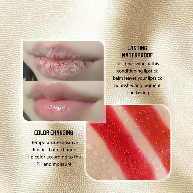 💋Transferproof Color-Changing Lipstick💄CrystalClear Color Alchemy 💋 Auto-Tints on Contact!