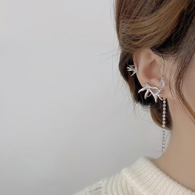 Swallow earrings with tassels