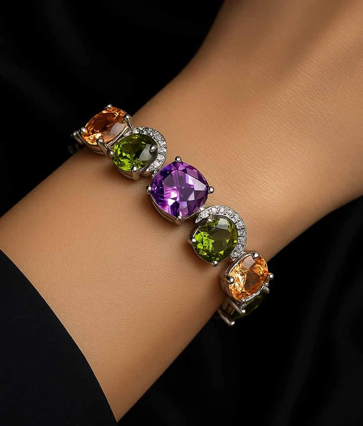 Imperial Shine Cz Purple Bracelet