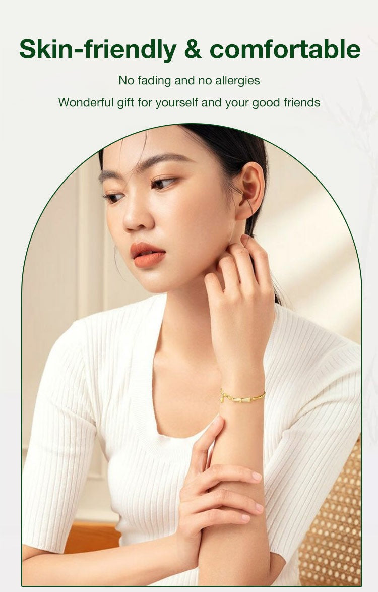 Hetian Jade Bamboo Segment Bracelet