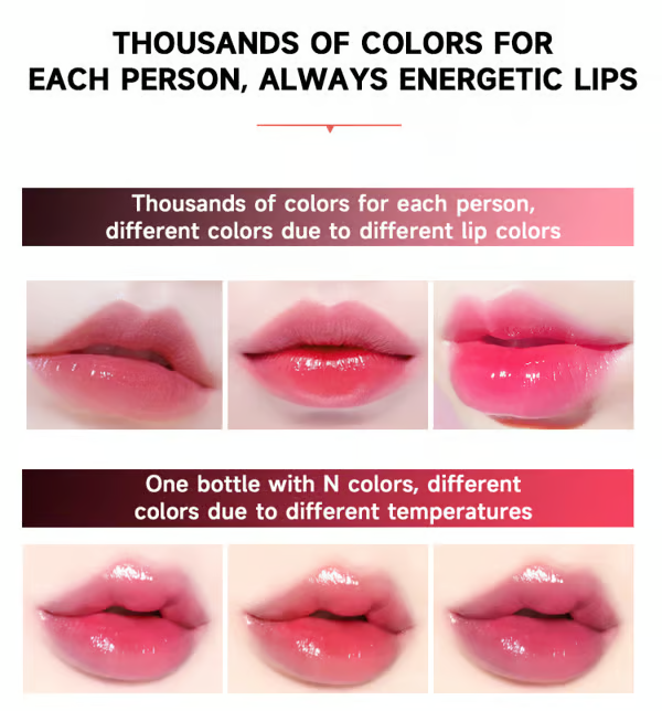 💋Transferproof Color-Changing Lipstick💄CrystalClear Color Alchemy 💋 Auto-Tints on Contact!