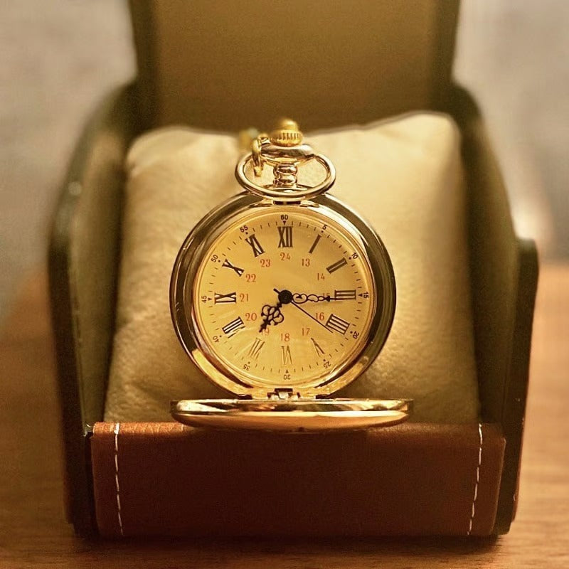 TO MY SON/ DAUGHTER/ DAD" Quartz Pocket Chain Watch