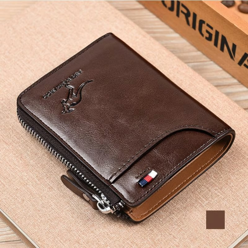 Men Wallet Zipper Purse ( RFID PROTECTED )-🔥50%OFF🔥-Limited Time Offer