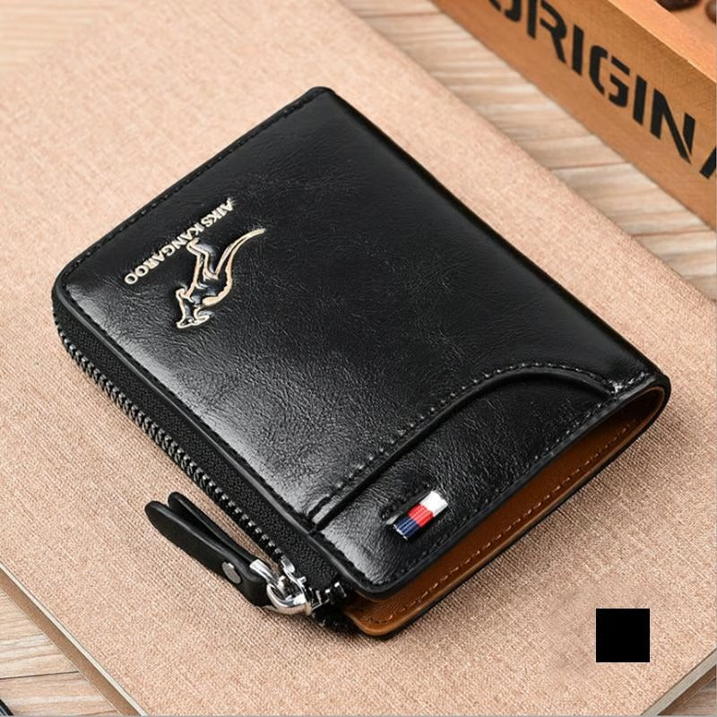 Men Wallet Zipper Purse ( RFID PROTECTED )-🔥50%OFF🔥-Limited Time Offer