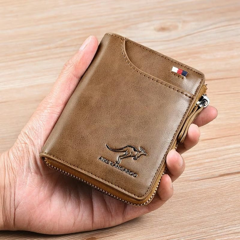 Men Wallet Zipper Purse ( RFID PROTECTED )-🔥50%OFF🔥-Limited Time Offer