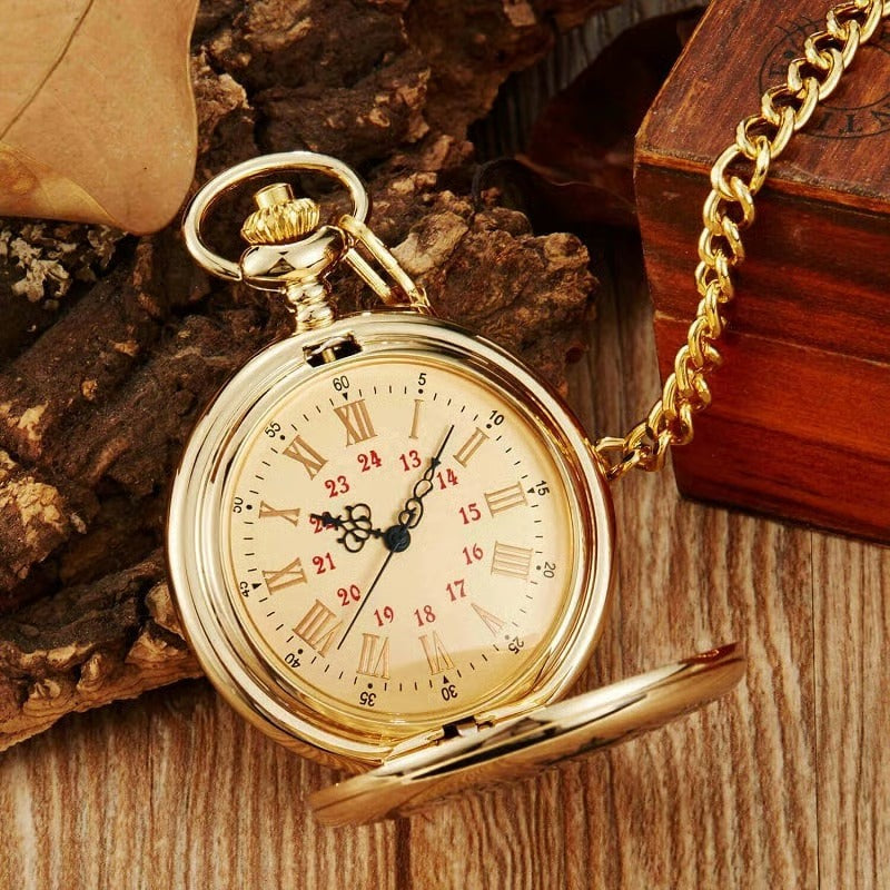 TO MY SON/ DAUGHTER/ DAD" Quartz Pocket Chain Watch