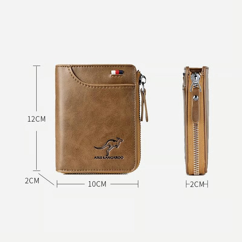 Men Wallet Zipper Purse ( RFID PROTECTED )-🔥50%OFF🔥-Limited Time Offer