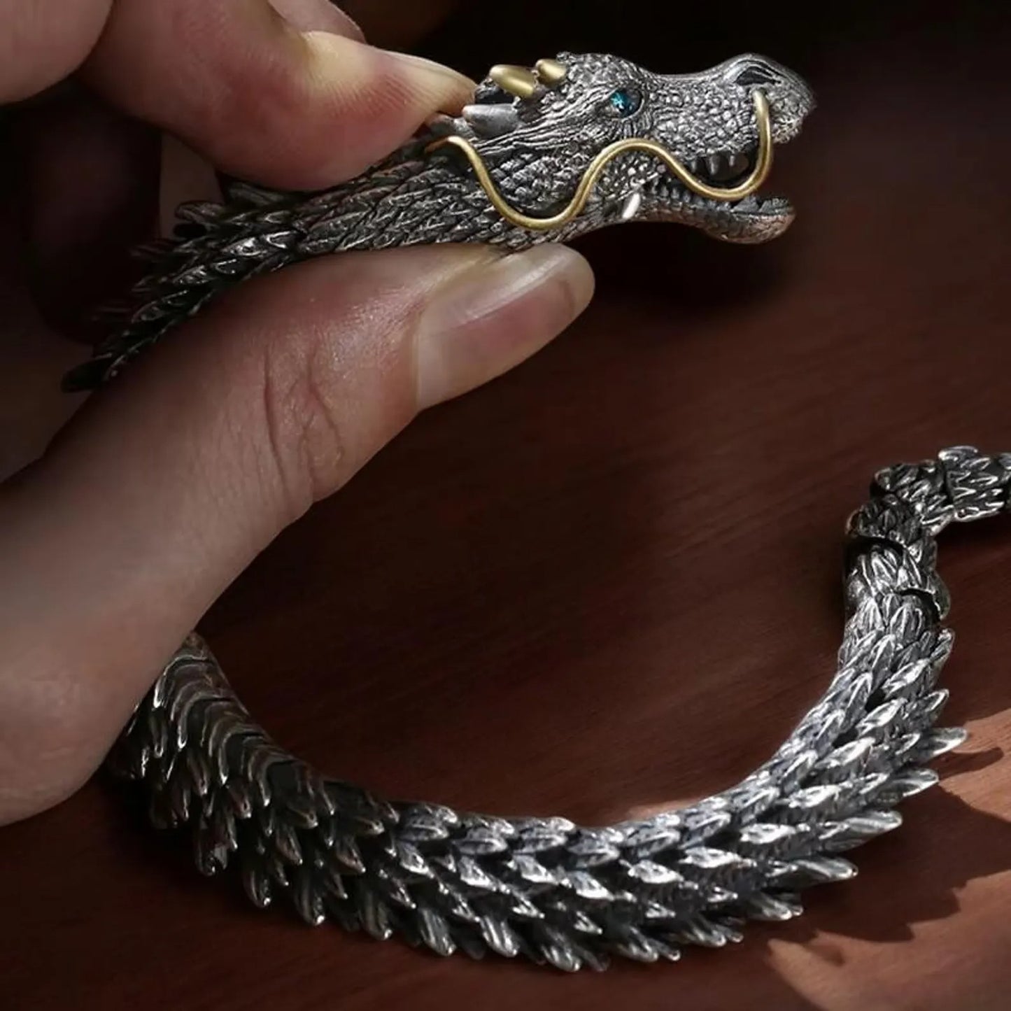 Tibetan Dragon Bracelet for Men
