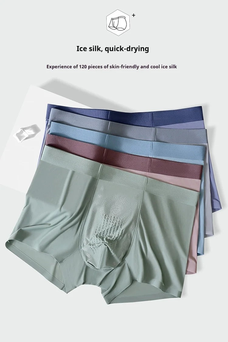 Ice Silk Traceless Antibacterial Men's Underwear