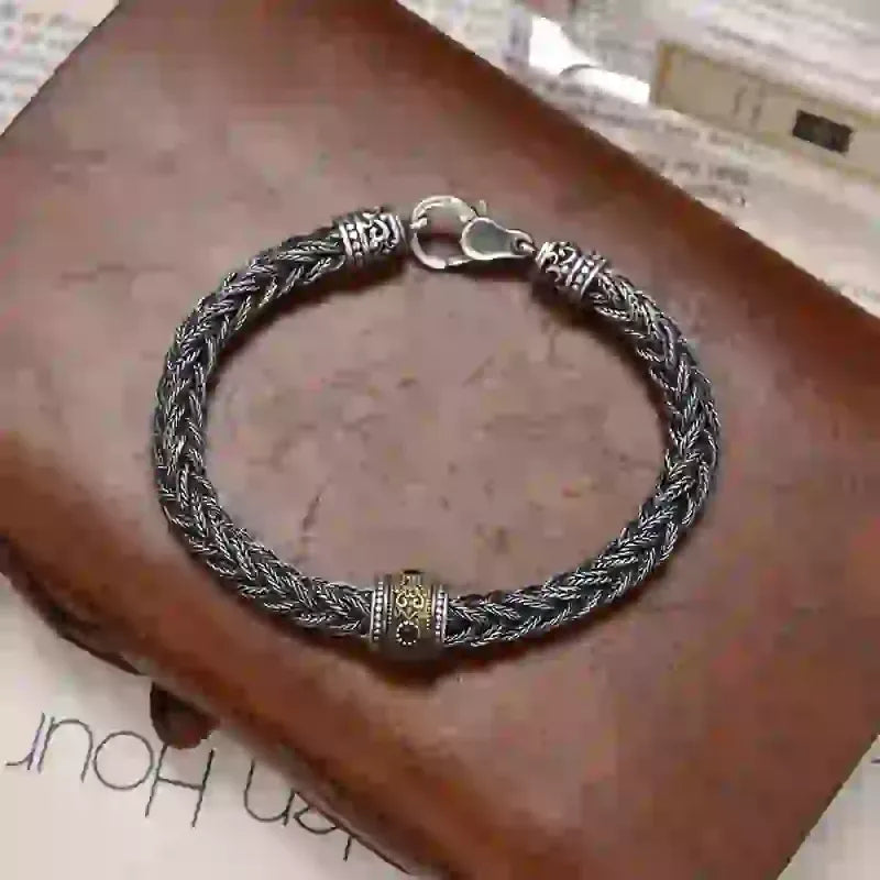 Hand-woven square beaded high quality bracelet