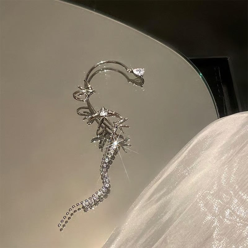 Swallow earrings with tassels