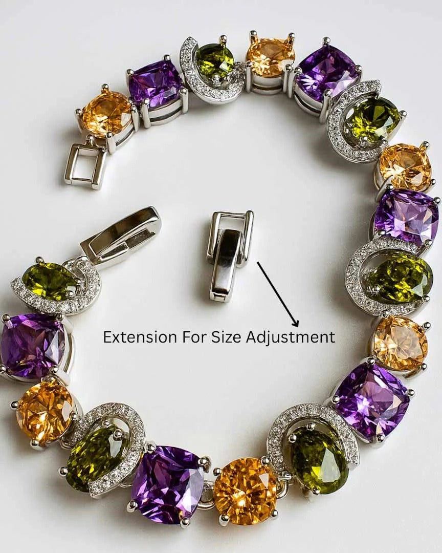 Imperial Shine Cz Purple Bracelet