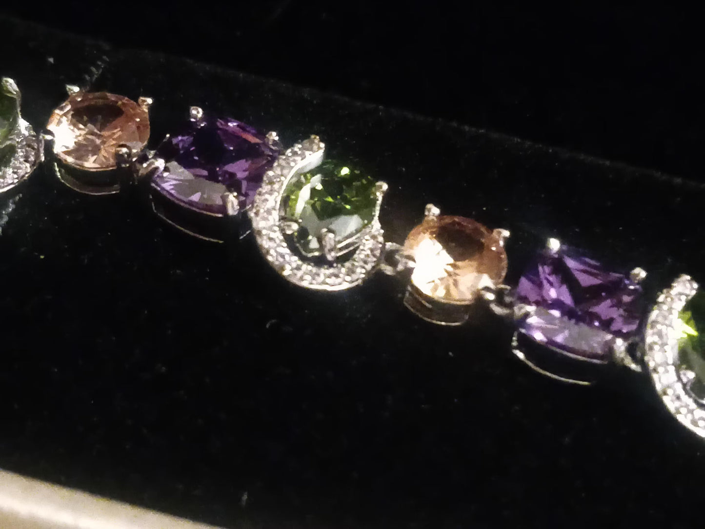 Imperial Shine Cz Purple Bracelet