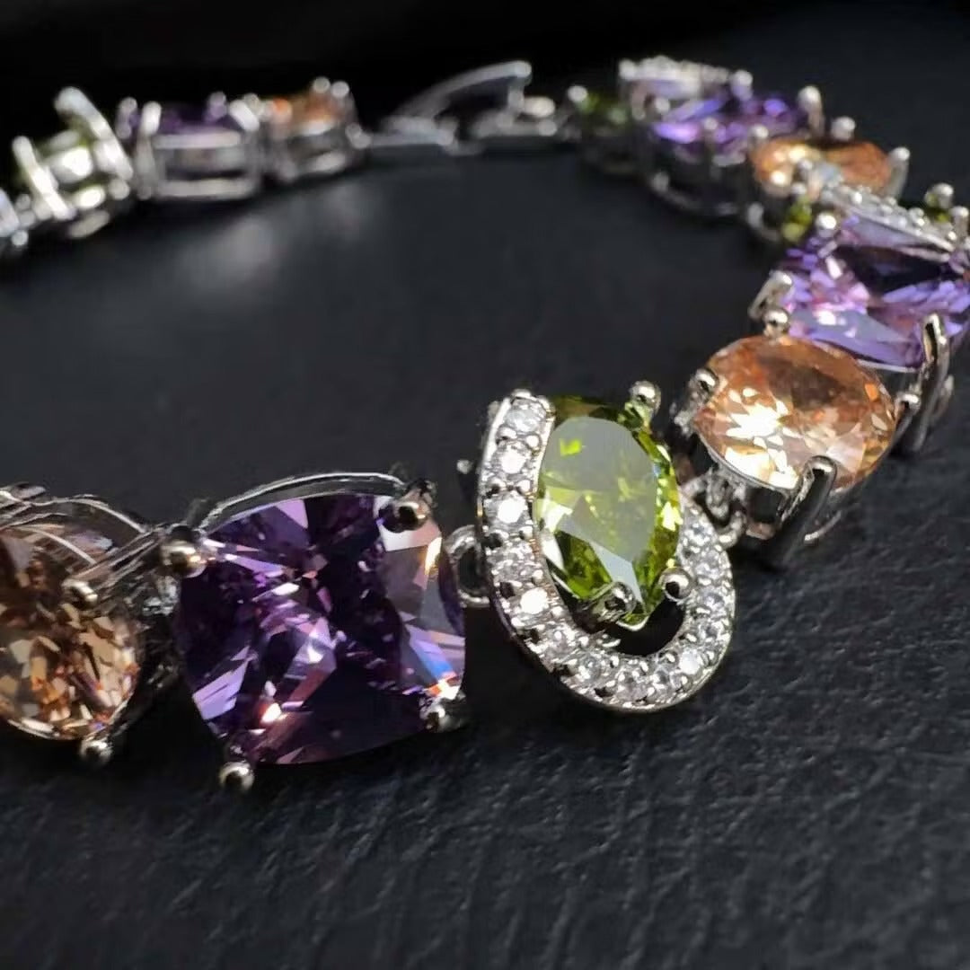 Imperial Shine Cz Purple Bracelet