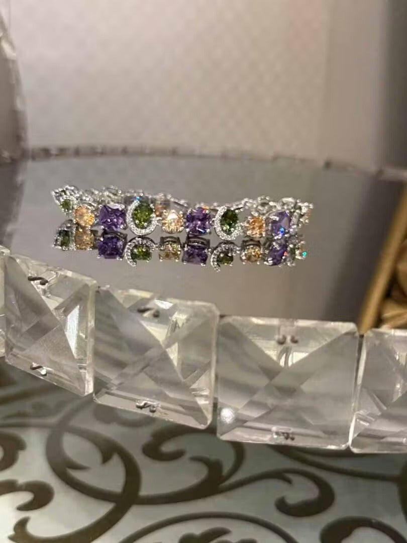 Imperial Shine Cz Purple Bracelet