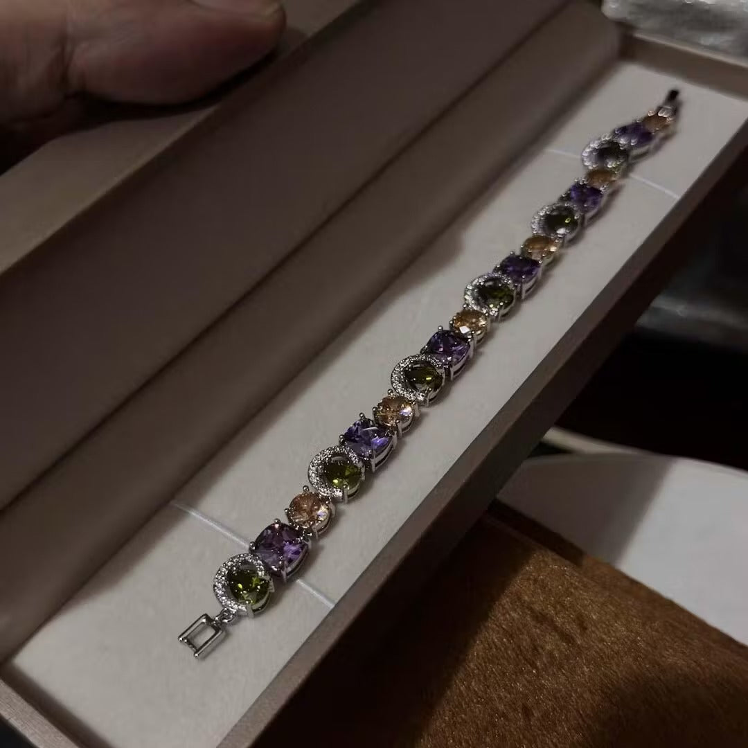 Imperial Shine Cz Purple Bracelet