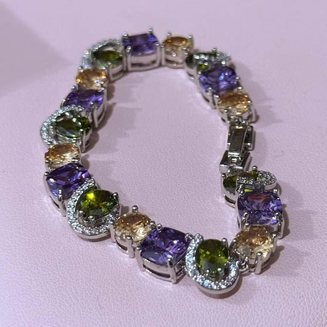 Imperial Shine Cz Purple Bracelet