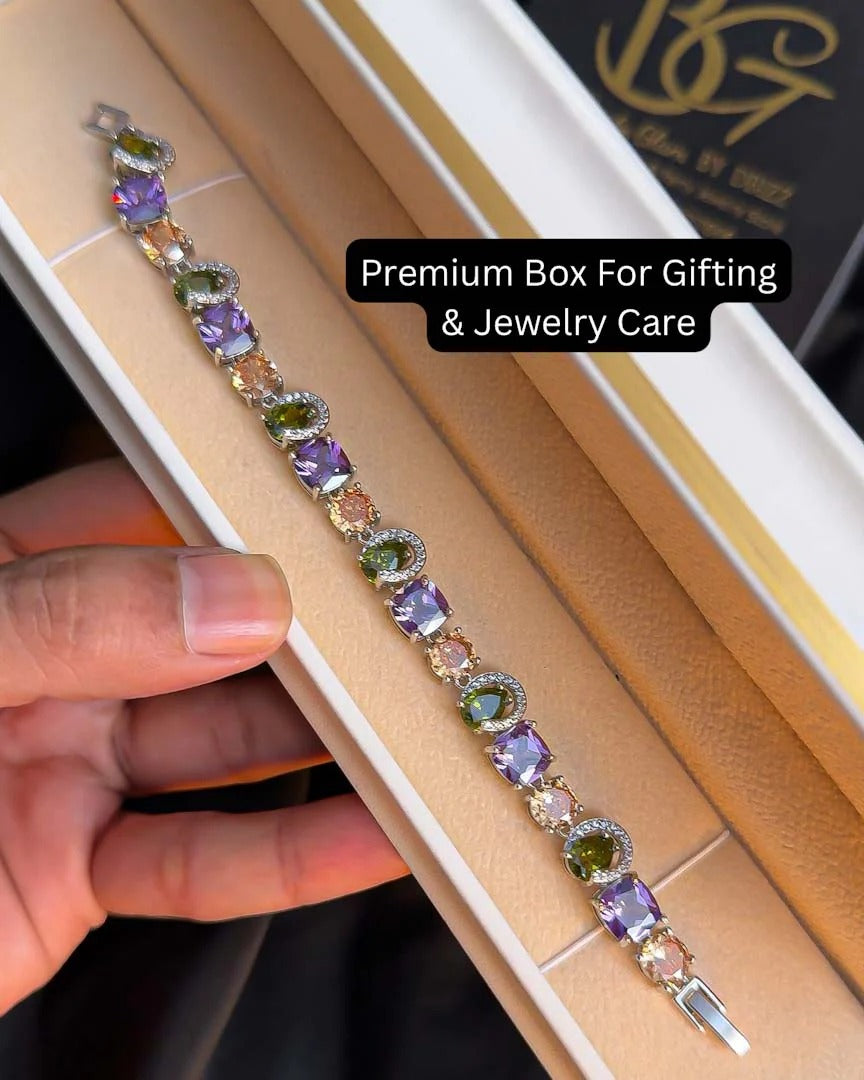 Imperial Shine Cz Purple Bracelet