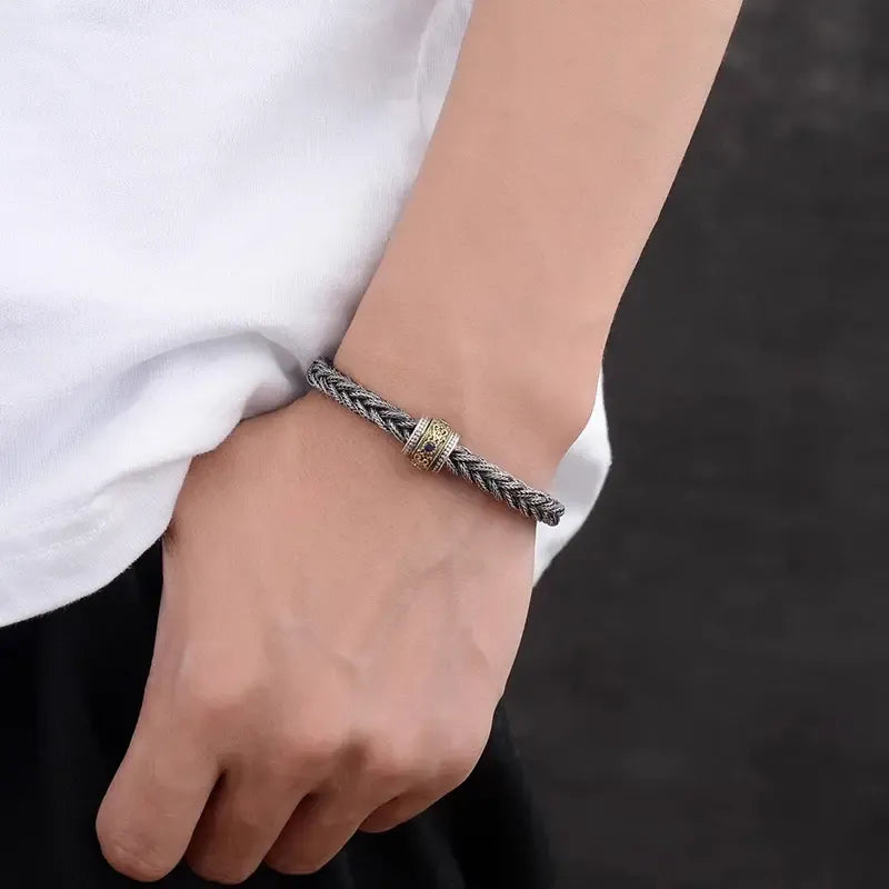 Hand-woven square beaded high quality bracelet