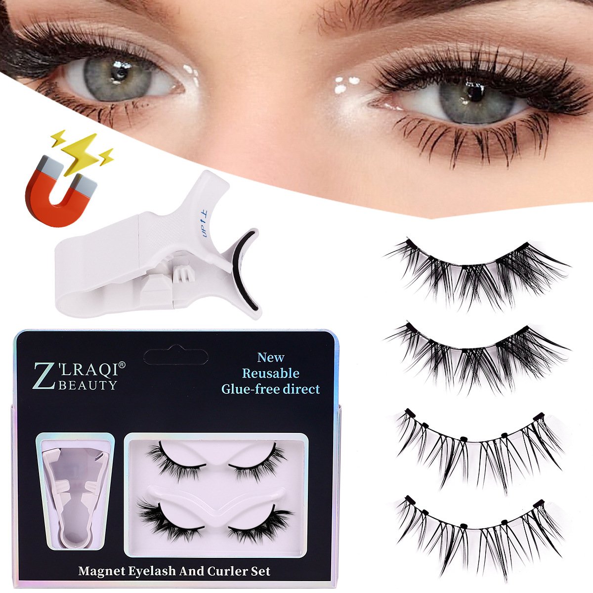 49% OFF - Premium Magnetic Eyelashes | Easy, Quick, Safe!