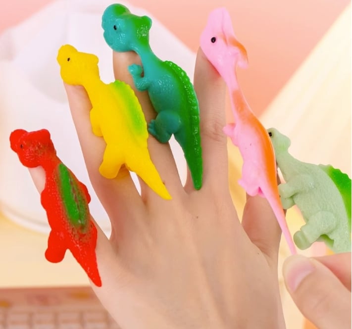 Slingshot Dinosaur Finger Toys