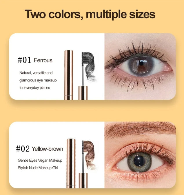 Waterproof fiber long curl fine brush quick drying mascara🔥Buy 1 Get 1 Free🔥