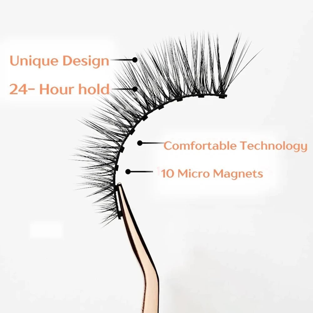 49% OFF - Premium Magnetic Eyelashes | Easy, Quick, Safe!