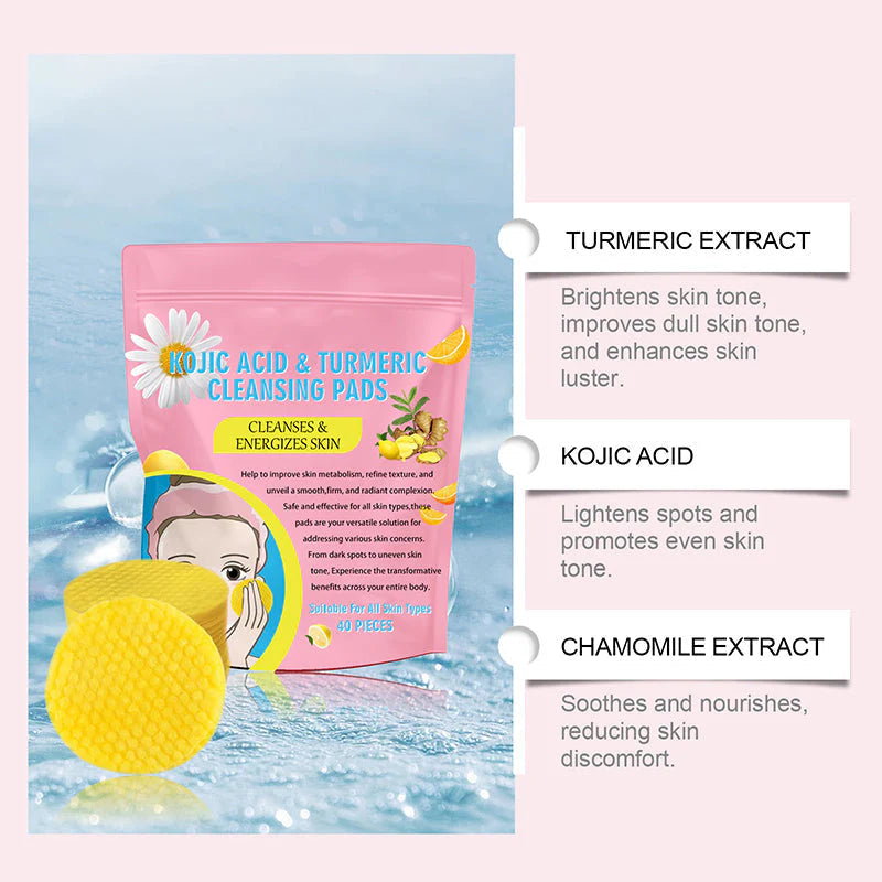 💥Buy more save more💥 Turmeric Kojic Acid Cleansing Pads