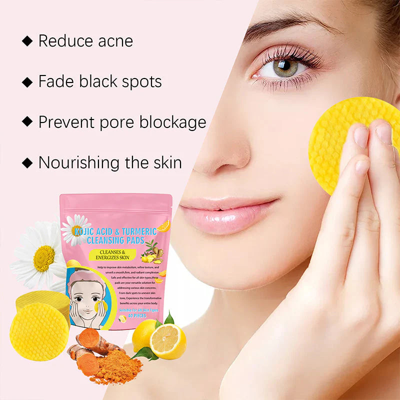 💥Buy more save more💥 Turmeric Kojic Acid Cleansing Pads