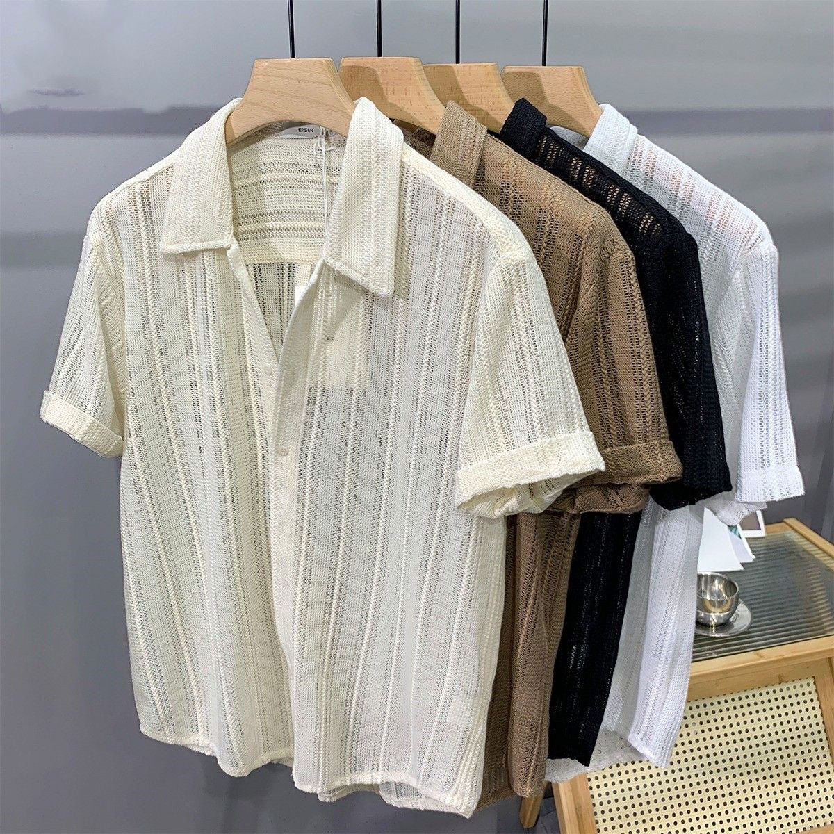 👔  Men’s Net Shirts & Button-Ups! 👔