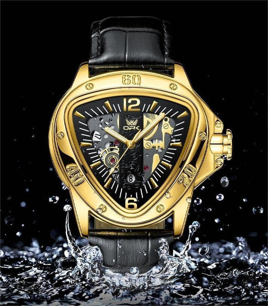 OPK Elite Axis™ – Luxury Triangle Dial Watch