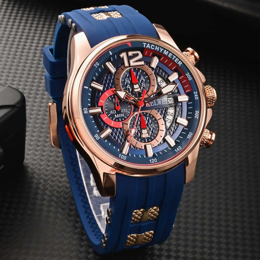 Kelwei Luxury Chronograph Sports Watch