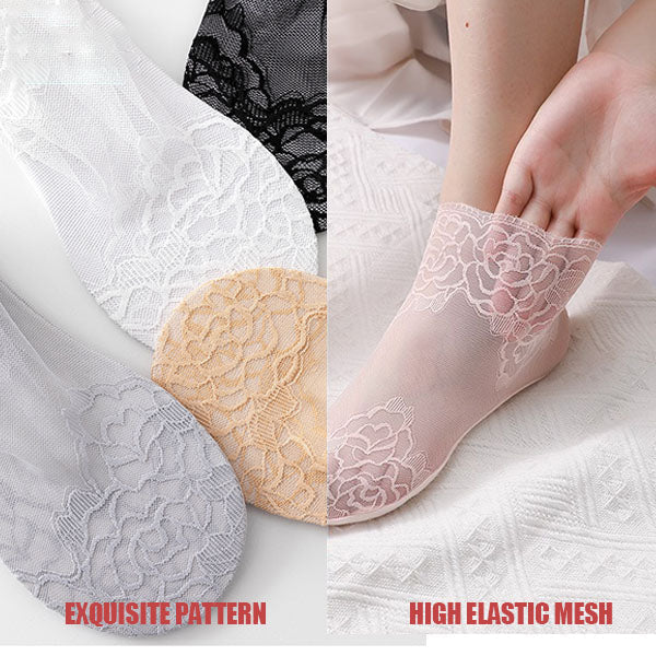 💋2024 NEW Ladies Fashion Lace Socks