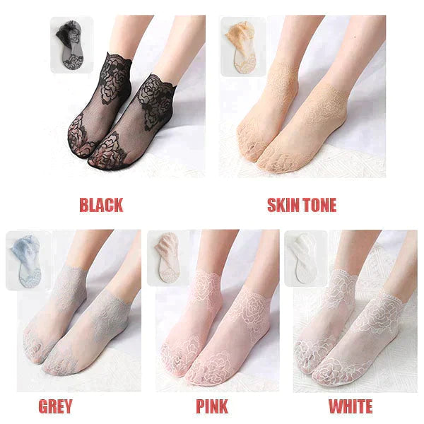 💋2024 NEW Ladies Fashion Lace Socks