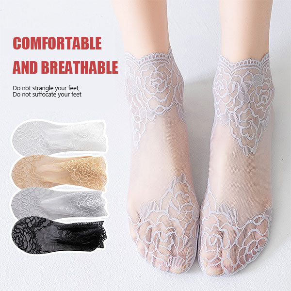 💋2024 NEW Ladies Fashion Lace Socks