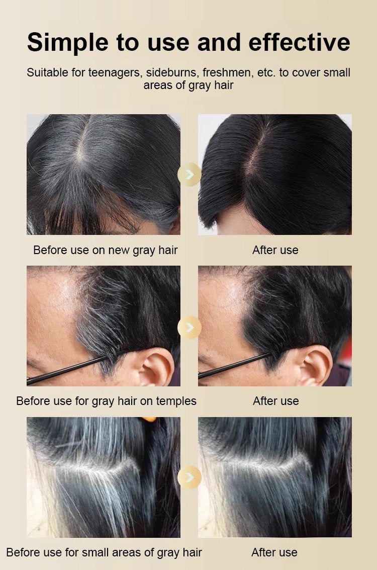 Soft Hair Dye Stick for Grey Coverage
