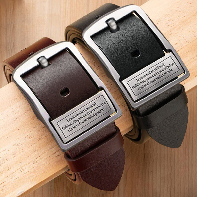 🎁[Practical Gift For Him] Men's Business Leather Belt